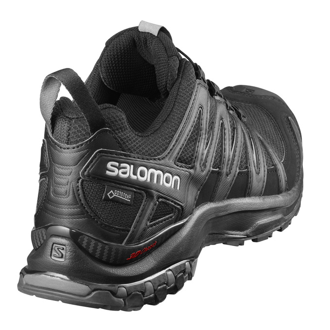 Men's Salomon XA PRO 3D GTX Trail Running Shoes Black | FREBXS-491