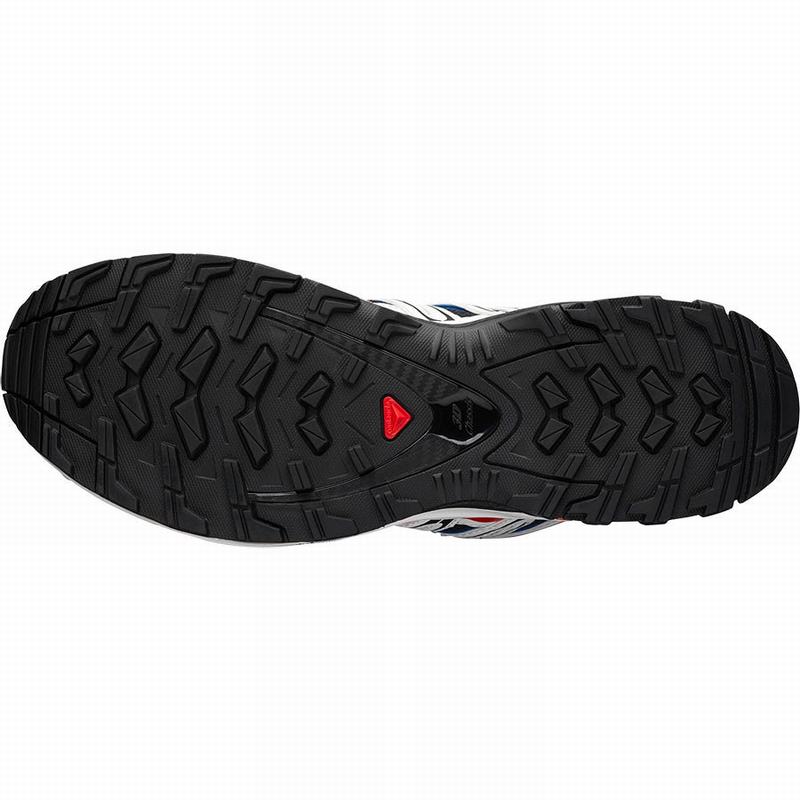 Men's Salomon XA PRO 3D RACING Trail Running Shoes Black / White | LZVBKA-764