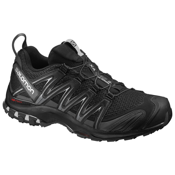 Men\'s Salomon XA PRO 3D Trail Running Shoes Black | FMGKWB-940