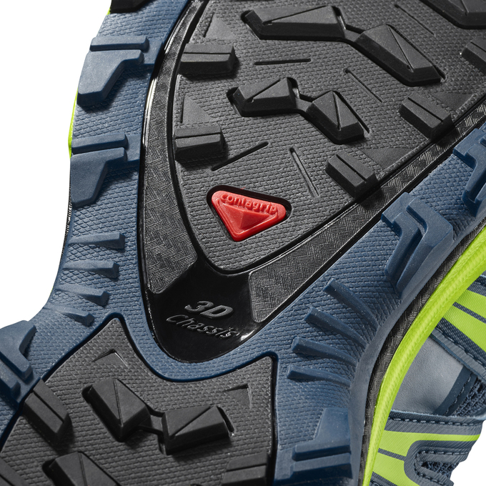 Men's Salomon XA PRO 3D Trail Running Shoes Olive / Silver | FQIVWA-852