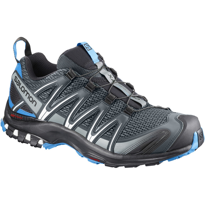 Men\'s Salomon XA PRO 3D Trail Running Shoes Silver / Black | IYPZET-091