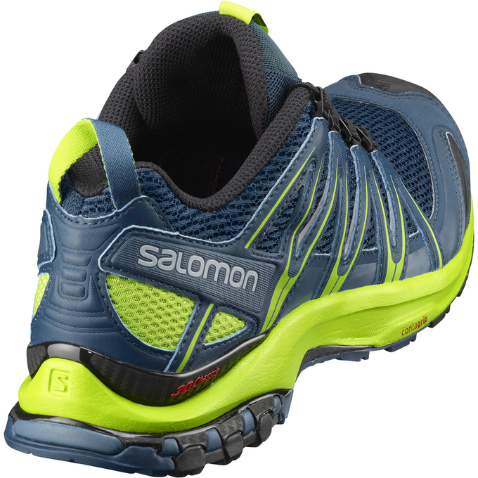 Men's Salomon XA PRO 3D Trail Running Shoes Deep Blue | NMKHFT-049