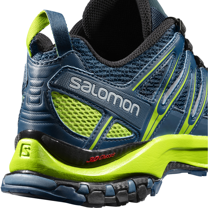 Men's Salomon XA PRO 3D Trail Running Shoes Deep Blue | NMKHFT-049