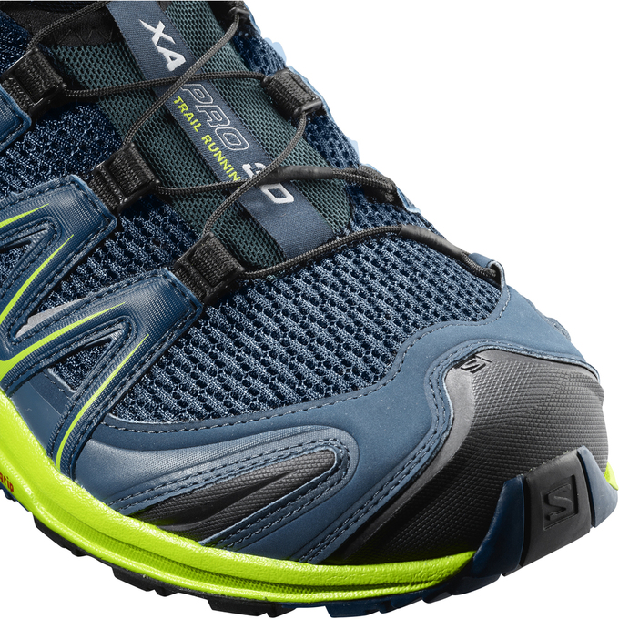 Men's Salomon XA PRO 3D Trail Running Shoes Deep Blue | NMKHFT-049