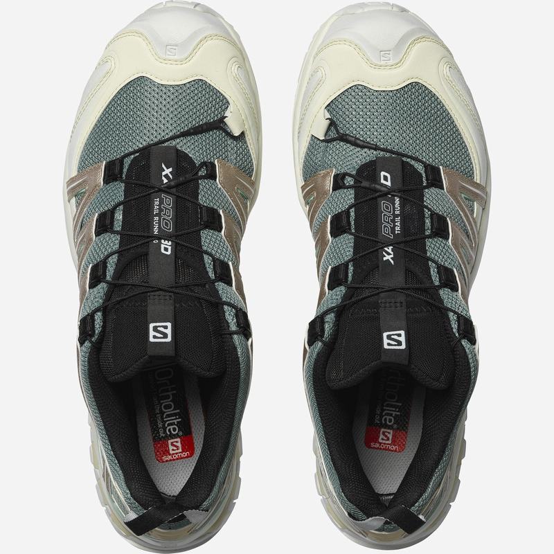 Men's Salomon XA PRO 3D Trail Running Shoes Turquoise / Brown Turquoise | UFNAHZ-429