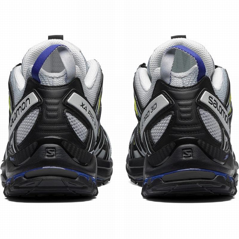 Men's Salomon XA PRO 3D Trail Running Shoes Blue / Black | YMHFNR-734