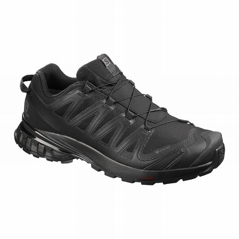 Men\'s Salomon XA PRO 3D V8 GORE-TEX Hiking Shoes Black | GSLHPF-821