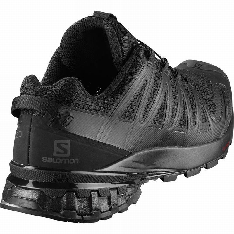 Men's Salomon XA PRO 3D V8 Hiking Shoes Black | LYDJAS-709