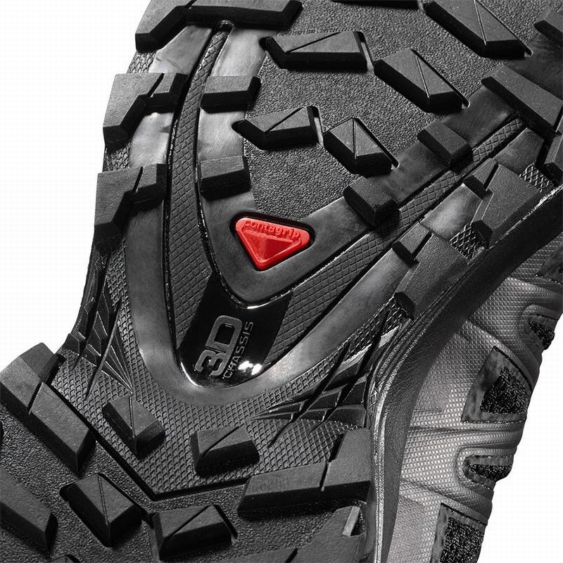 Men's Salomon XA PRO 3D V8 Hiking Shoes Black | LYDJAS-709