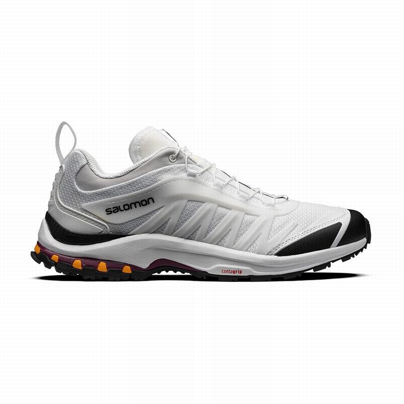 Men\'s Salomon XA-PRO FUSION ADVANCED Trail Running Shoes White / Black | HXROJN-386