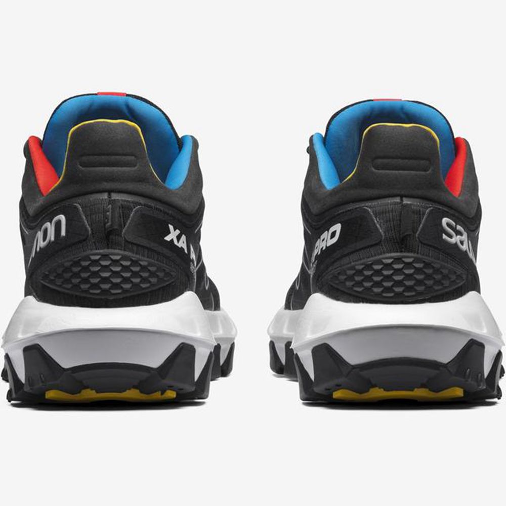 Men's Salomon XA PRO STREET Sneakers White / Black / Red | WGDQRN-938