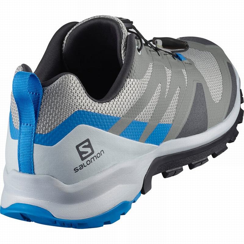 Men's Salomon XA ROGG Hiking Shoes Grey / Black | FMSDJG-718