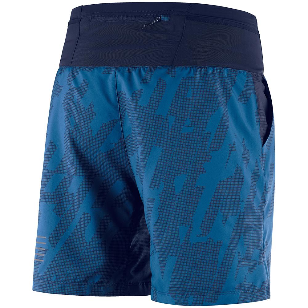 Men's Salomon XA TRAINING M Shorts Navy | BDIFTV-619