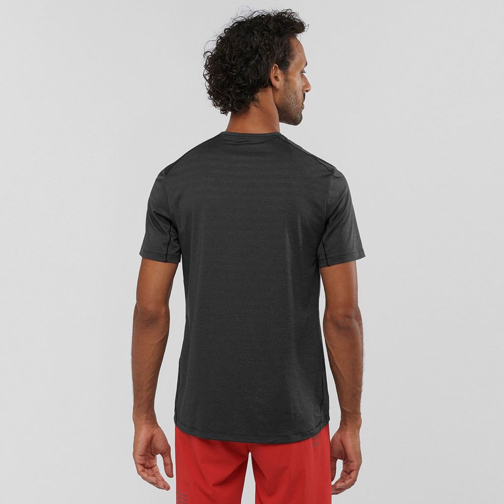 Men's Salomon XA T Shirts Orangered | WDYFIG-068