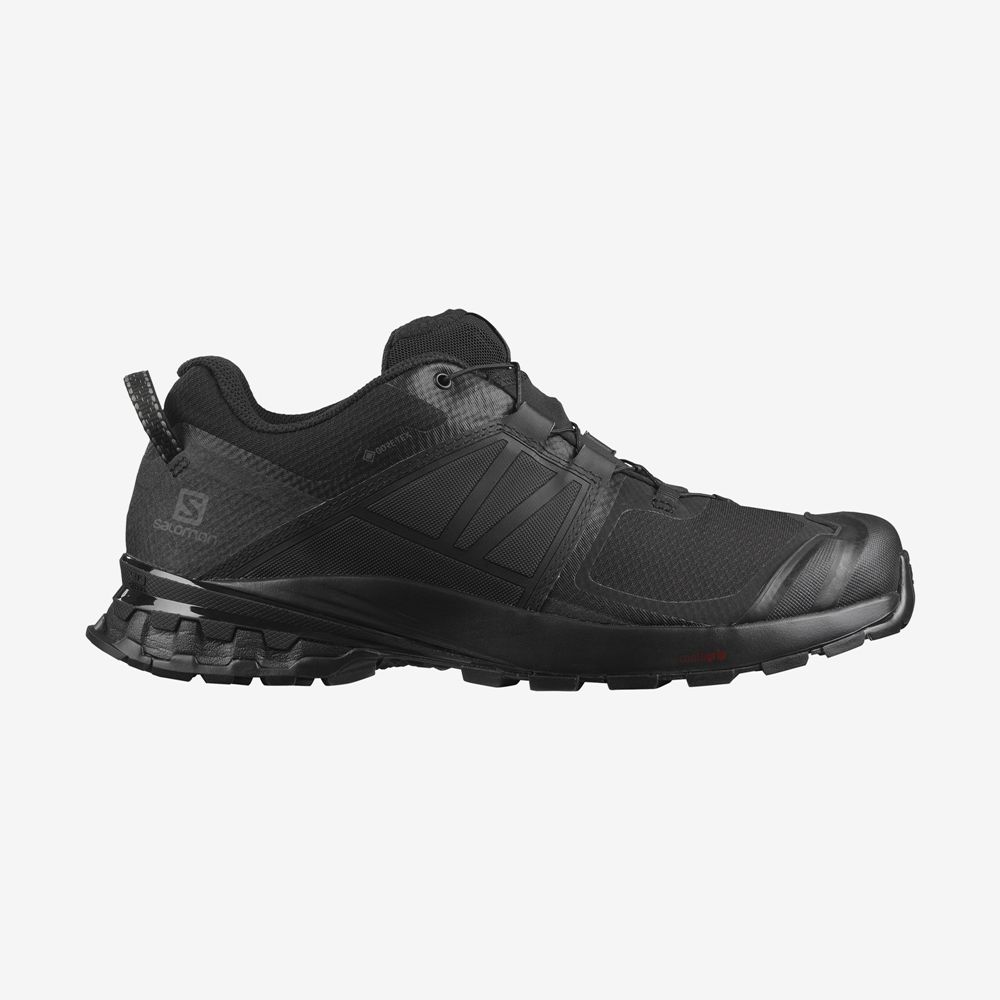Men\'s Salomon XA WILD GORE-TEX Trail Running Shoes Black | EGRKFW-463