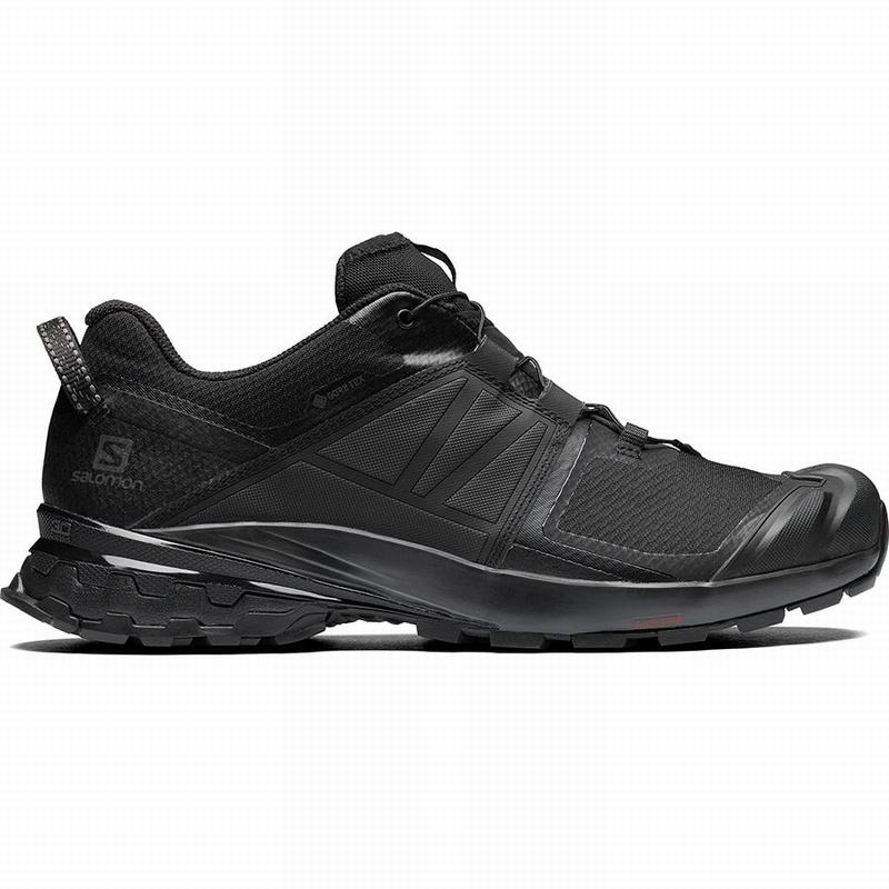 Men's Salomon XA WILD GORE-TEX Trail Running Shoes Black | LZVNTE-194