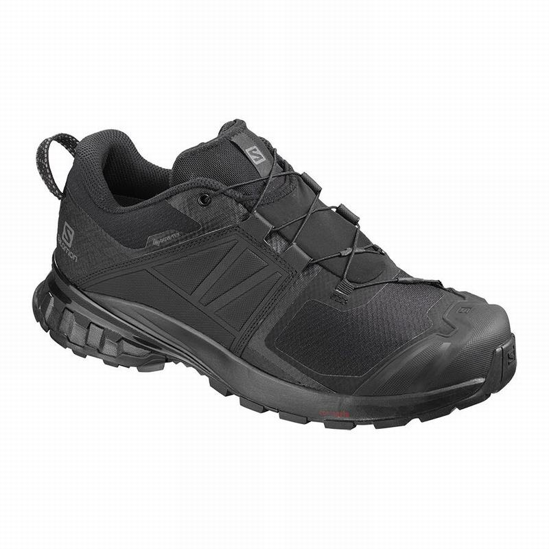 Men\'s Salomon XA WILD GORE-TEX Trail Running Shoes Black | LZVNTE-194