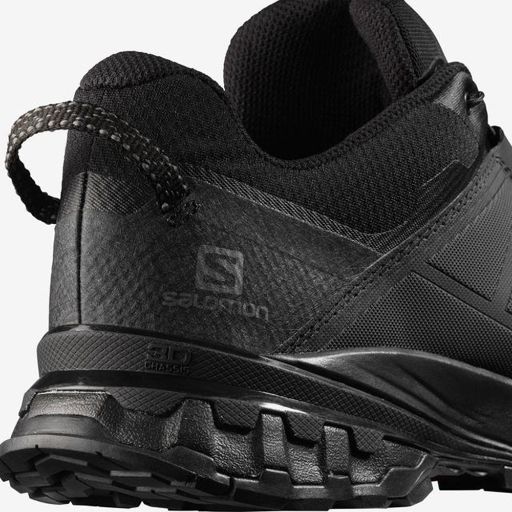 Men's Salomon XA WILD Hiking Shoes Black | FCDAGW-309