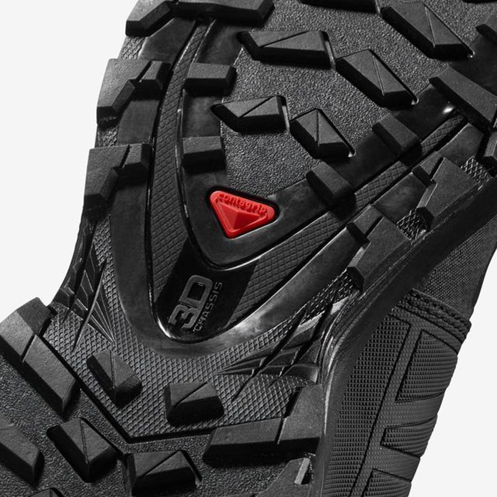 Men's Salomon XA WILD Hiking Shoes Black | FCDAGW-309