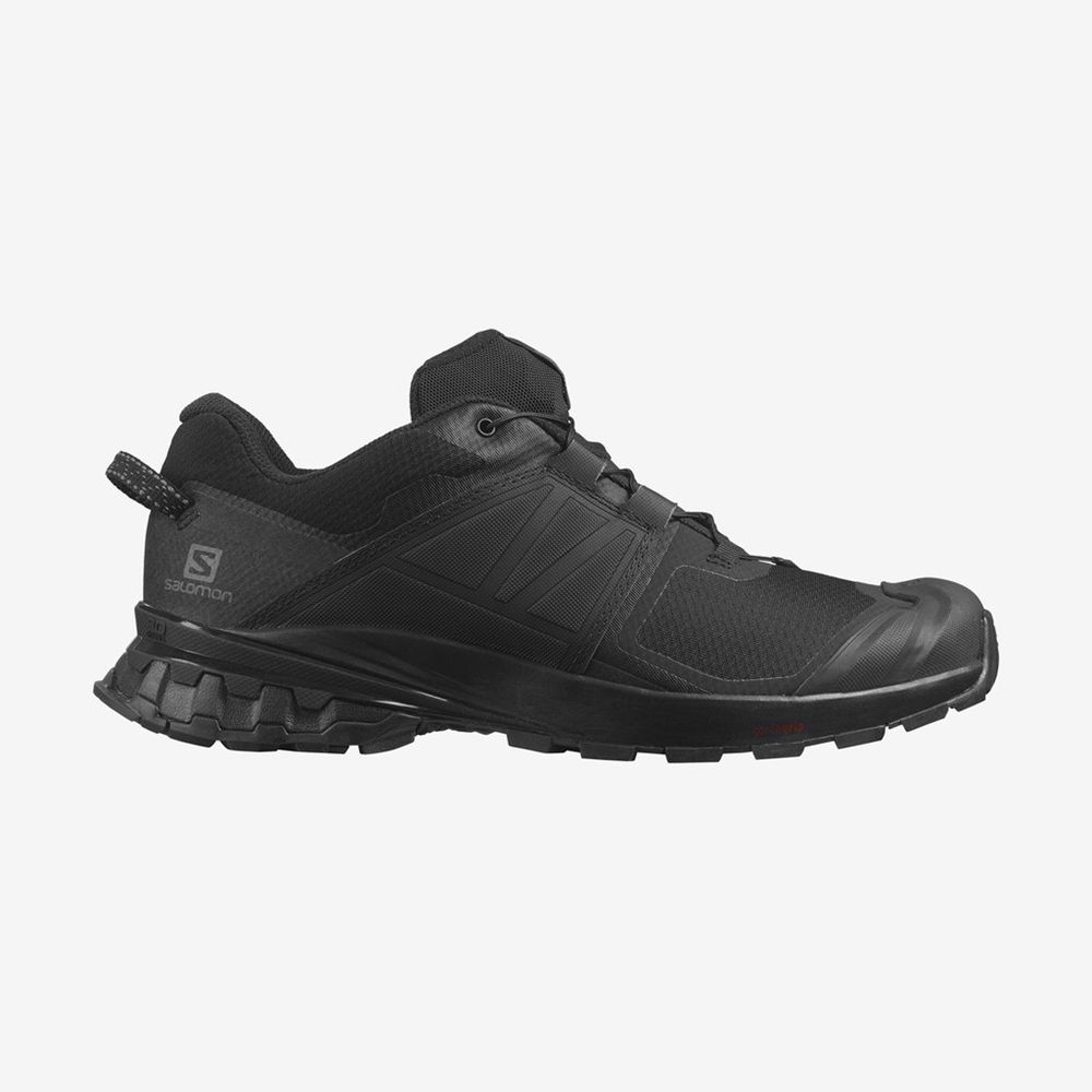 Men\'s Salomon XA WILD Hiking Shoes Black | FCDAGW-309