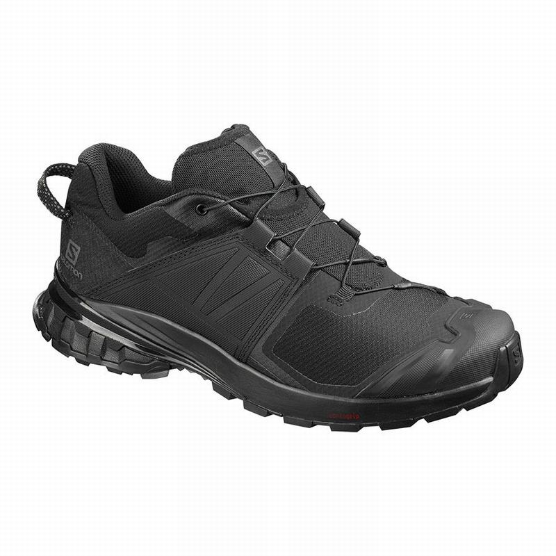 Men\'s Salomon XA WILD Trail Running Shoes Black | BGFEHX-904