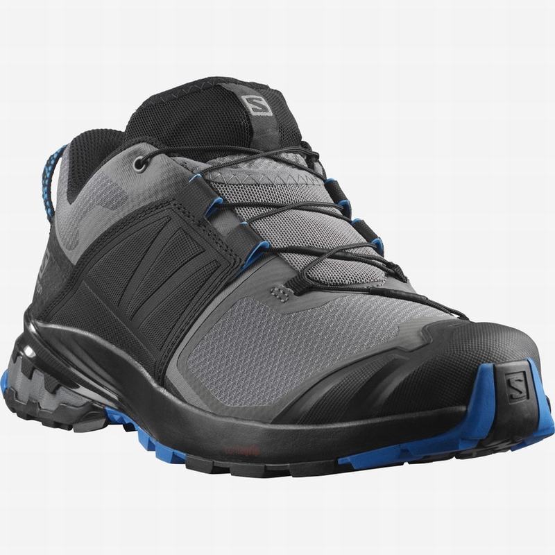 Men's Salomon XA WILD Trail Running Shoes Black / Blue | KFJVYS-431