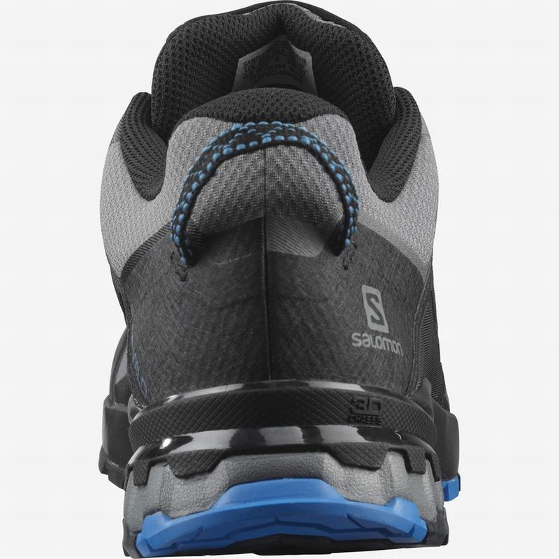 Men's Salomon XA WILD Trail Running Shoes Black / Blue | KFJVYS-431