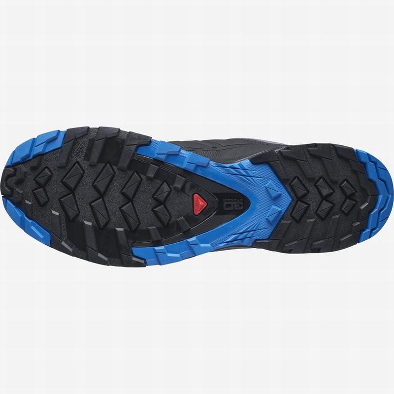 Men's Salomon XA WILD Trail Running Shoes Black / Blue | KFJVYS-431