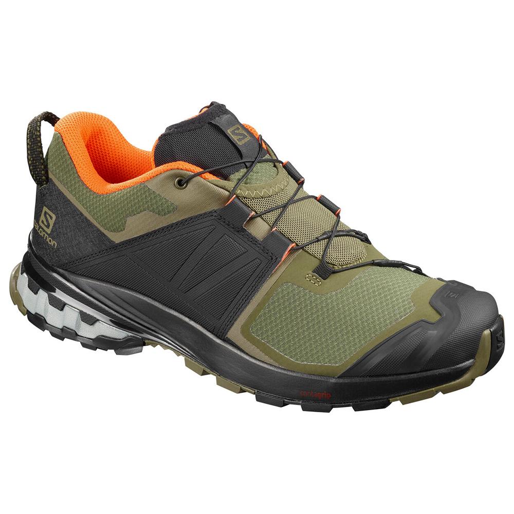 Men's Salomon XA WILD Trail Running Shoes Olive | OTGLVY-146