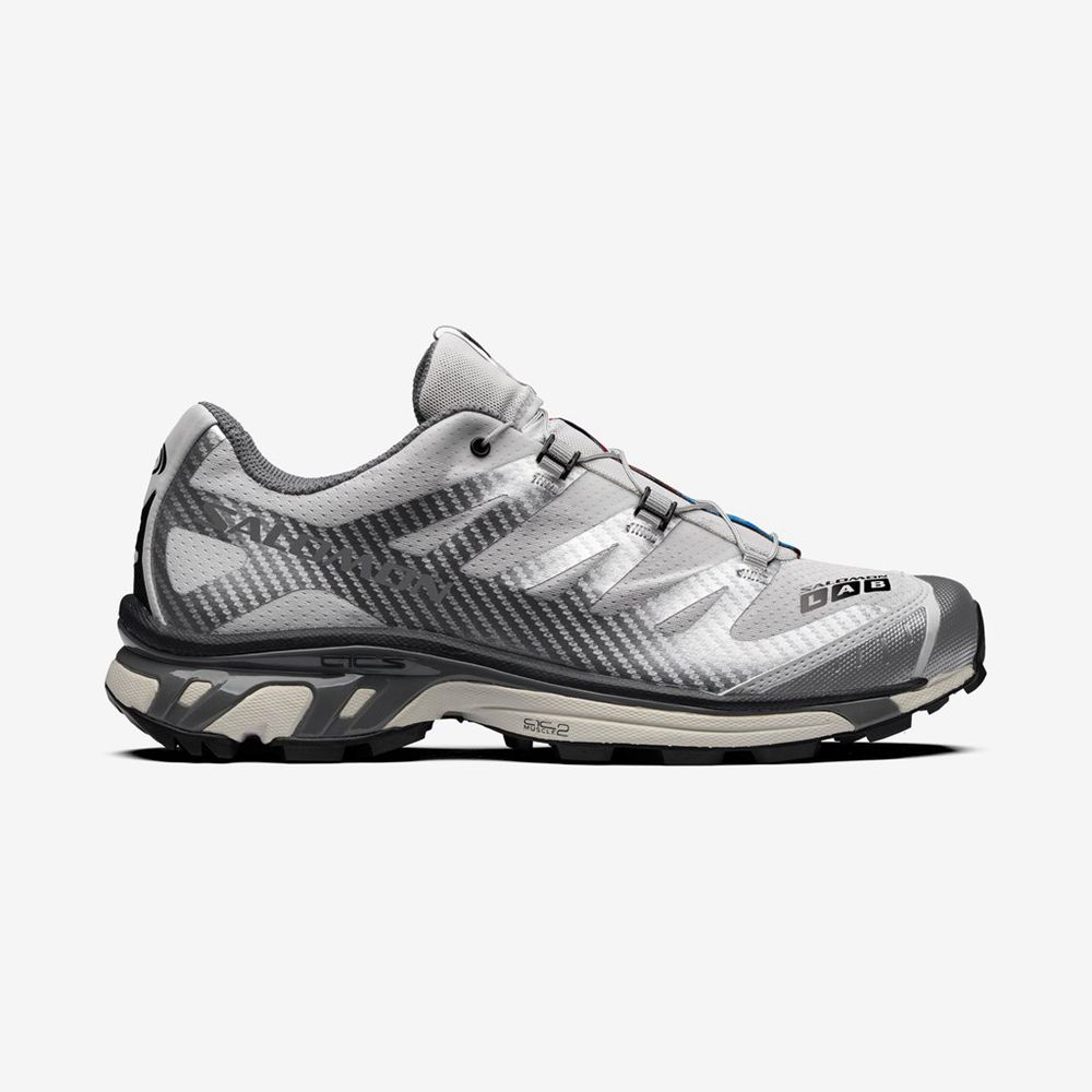 Men\'s Salomon XT-4 ADVANCED Sneakers Silver | FOLNQU-087