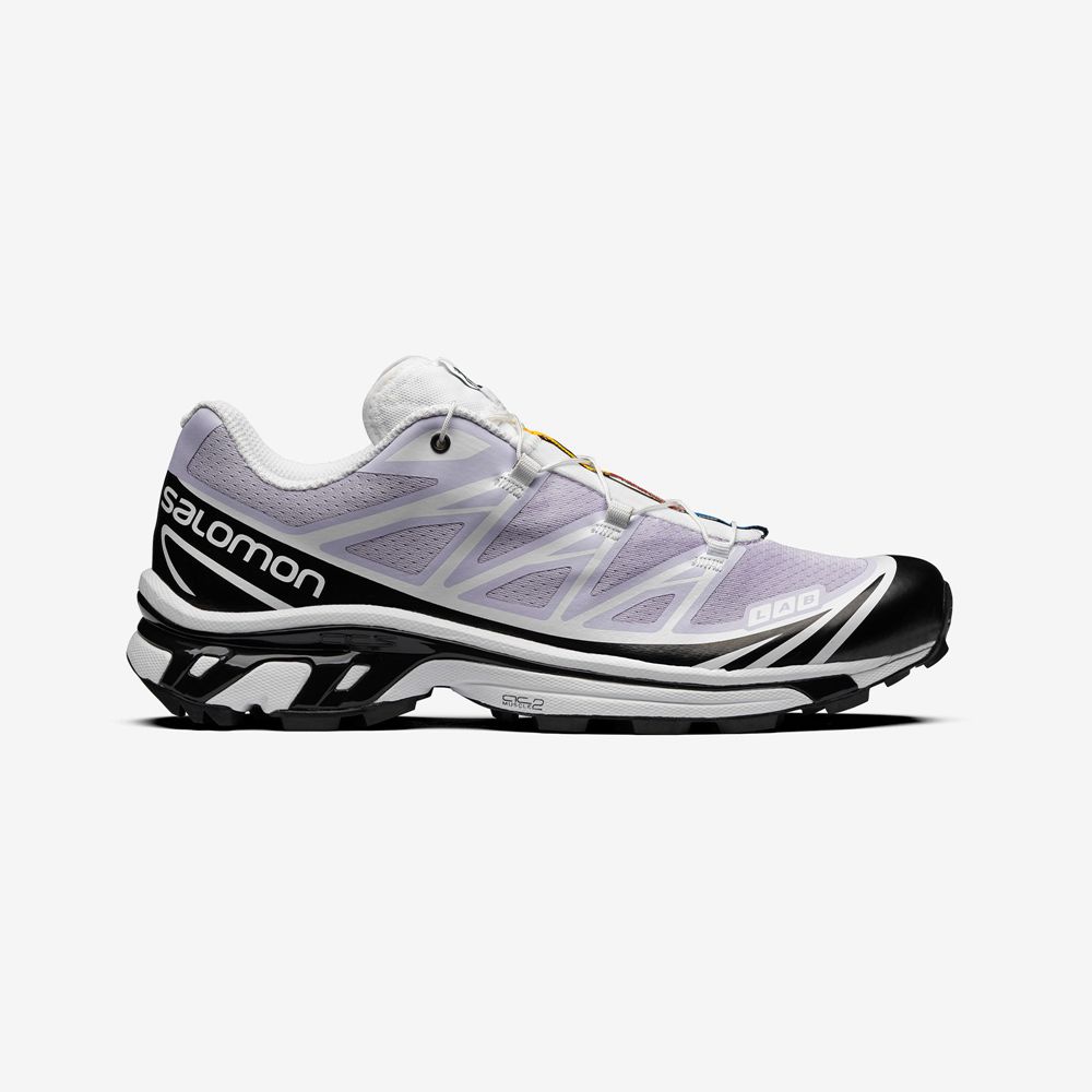 Men\'s Salomon XT-6 Sneakers Purple | VKYZQJ-193