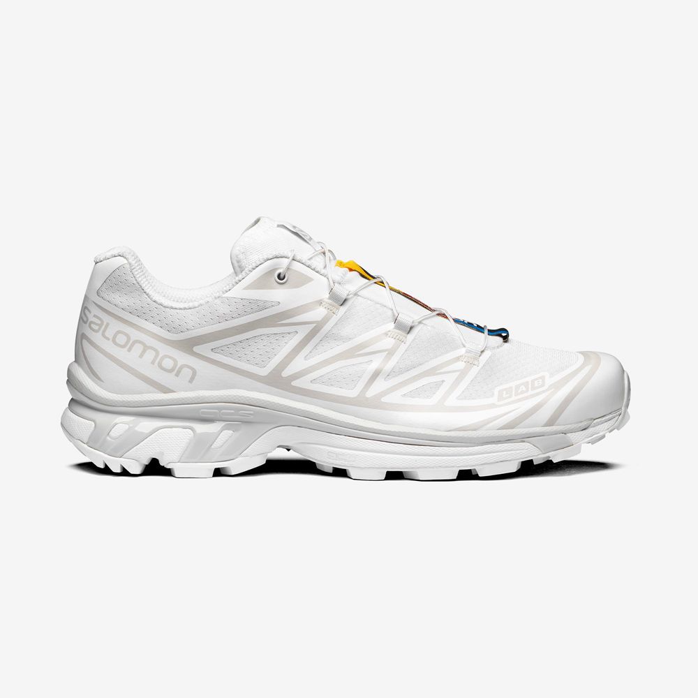Men\'s Salomon XT-6 Sneakers White | IUJKAQ-072