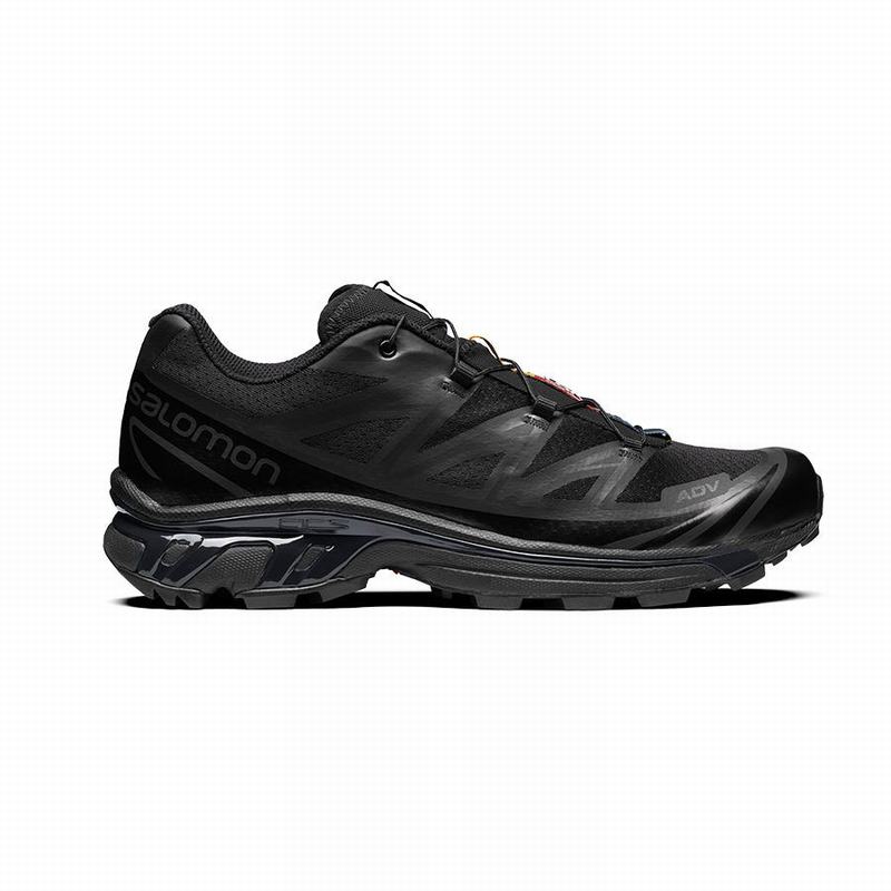 Men\'s Salomon XT-6 Trail Running Shoes Black | CMYAWN-653