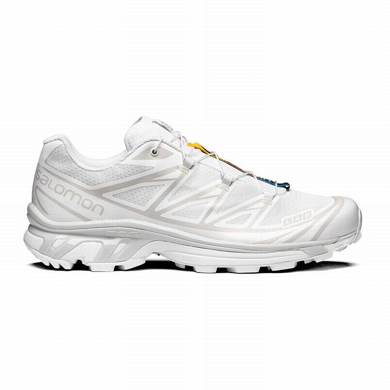 Men\'s Salomon XT-6 Trail Running Shoes White | YEFDLM-026