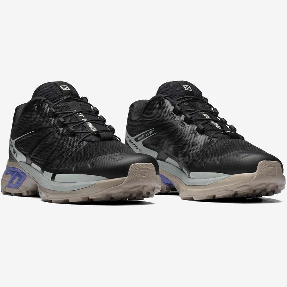 Men's Salomon XT-WINGS 2 Sneakers Black / Gray | EAHYSK-147