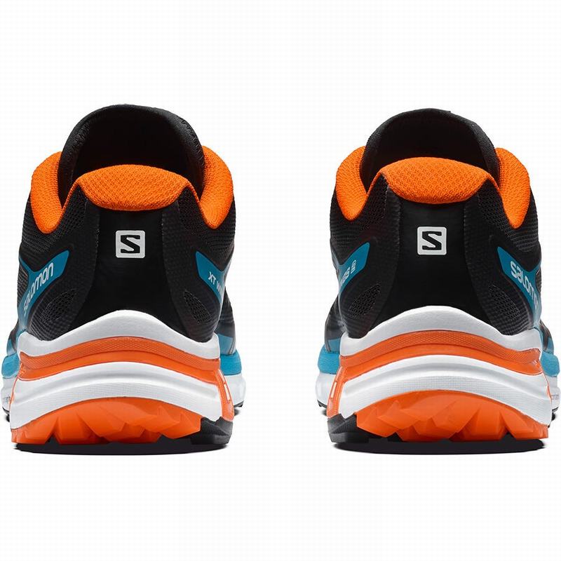 Men's Salomon XT-WINGS 2 Trail Running Shoes Black / Blue | FDWSHU-937