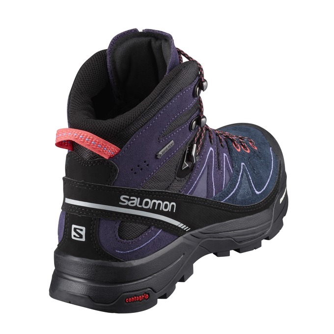 Men's Salomon X ALP MID LTR GTX W Hiking Boots Olive / Black | KREHTO-026