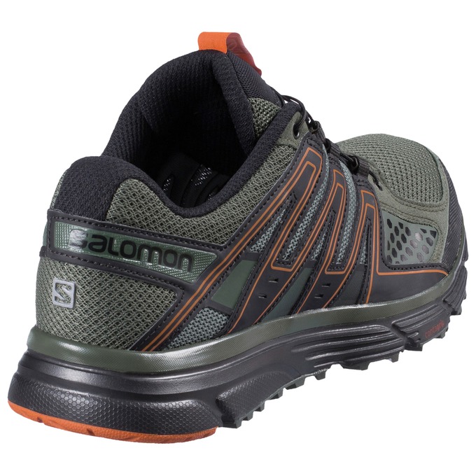 Men's Salomon X-MISSION 3 Trail Running Shoes Olive / Black | PCVQEH-640