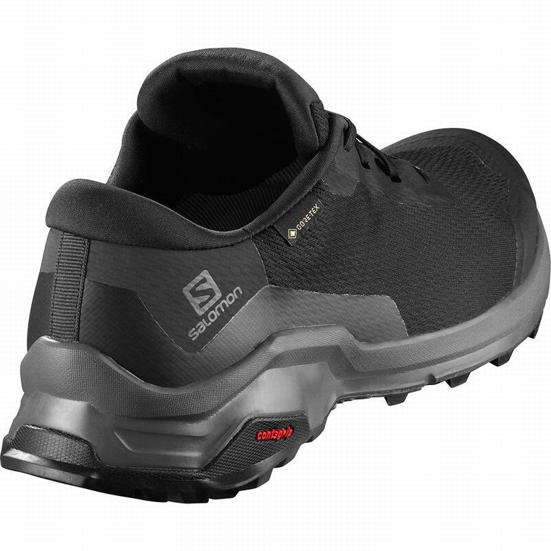 Men's Salomon X REVEAL GORE-TEX Hiking Shoes Black | BVIWAN-508