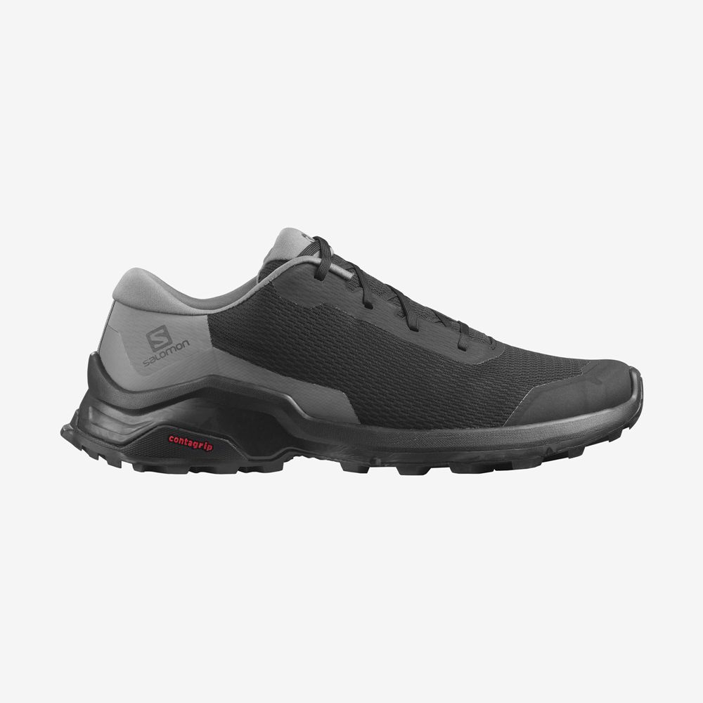 Men\'s Salomon X REVEAL Hiking Shoes Black | SAPLXB-759