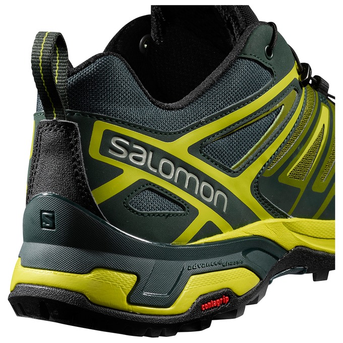 Men's Salomon X ULTRA 3 Hiking Shoes Orange / Black | YWUOQN-570
