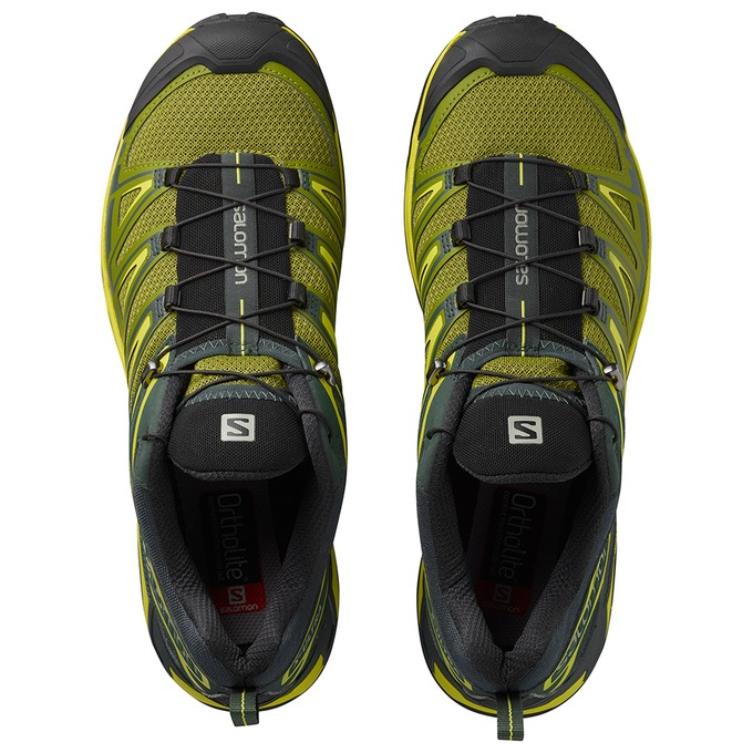 Men's Salomon X ULTRA 3 Hiking Shoes Silver / Black | EVPKRX-840