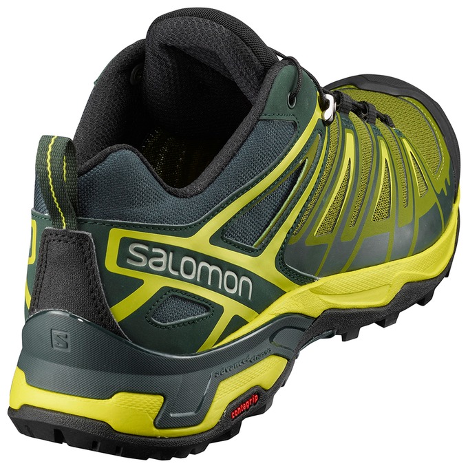 Men's Salomon X ULTRA 3 Hiking Shoes Yellow / Black | EJMARO-260