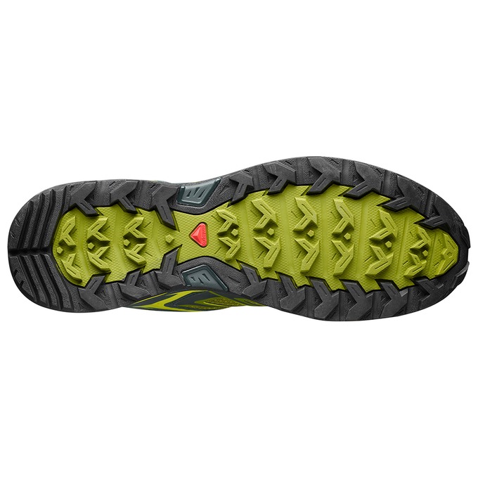 Men's Salomon X ULTRA 3 Hiking Shoes Yellow / Black | EJMARO-260