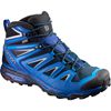 Men's Salomon X ULTRA 3 WIDE MID GTX Hiking Shoes Black | QIEMXN-450