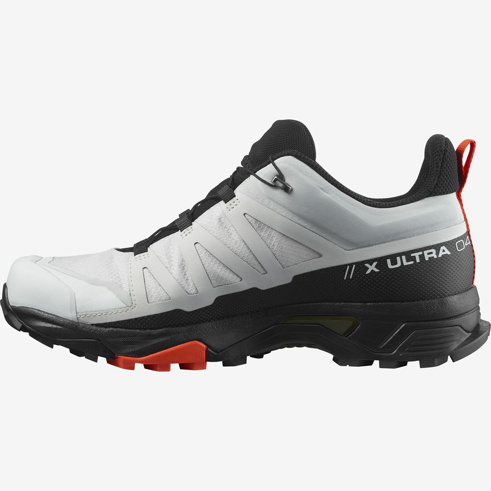 Men's Salomon X ULTRA 4 GORE-TEX Hiking Shoes White | QCXLKJ-657