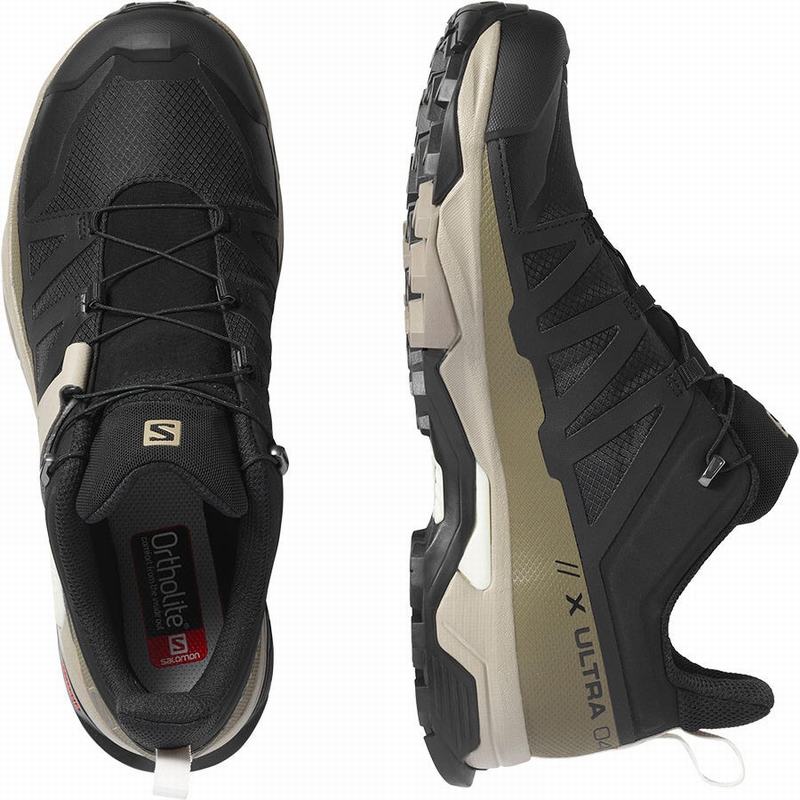 Men's Salomon X ULTRA 4 GORE-TEX Hiking Shoes Black | WYMJAQ-921