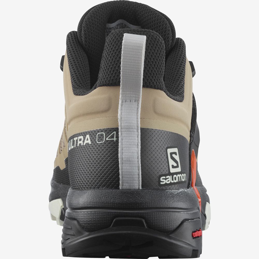 Men's Salomon X ULTRA 4 Hiking Shoes Beige | IBYXNF-706