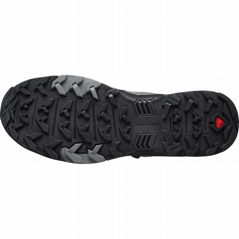 Men's Salomon X ULTRA 4 Hiking Shoes Black | ZRQOHC-804