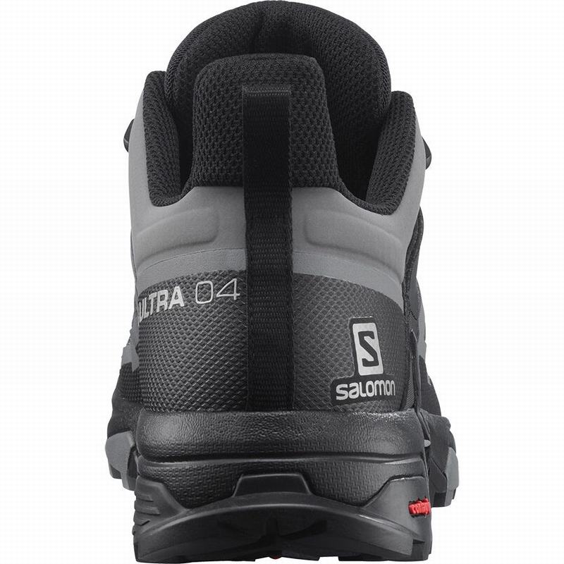 Men's Salomon X ULTRA 4 Hiking Shoes Black | ZRQOHC-804